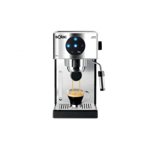 Expresso Inox 20 bar SOLAC CE4553 + Moulin à café en acier inoxydable de haute qualité (Stillo) 220W