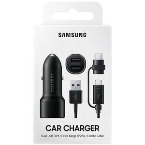 Chargeur Allume-Cigare Samsung Double USB 2x15w - Noir (EP-L1100WBEGWW)