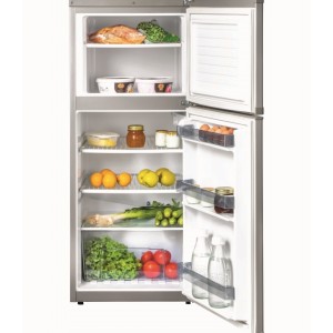 Réfrigérateur avec congélateur en Haut Siera - Inox (DP27 SILVER PI)
